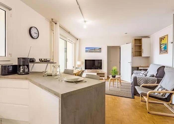 Daire Superbe T2 Renove Avec Balcon Et Parking, A 150m De La Grande De - Fr-1-3-517 Biarritz